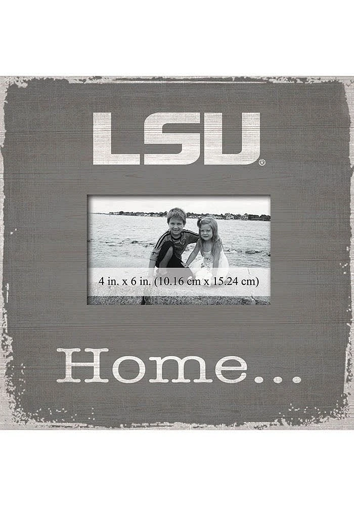 LSU Tigers Home Picture Picture Frame - Purple