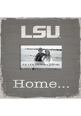 LSU Tigers Home Picture Picture Frame - Purple