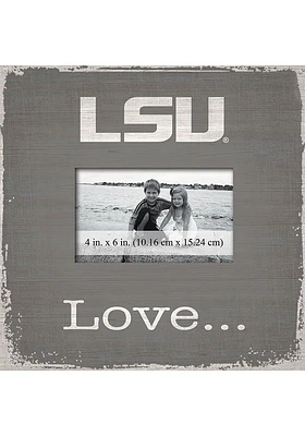 LSU Tigers Love Picture Picture Frame - Purple