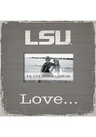 LSU Tigers Love Picture Picture Frame - Purple