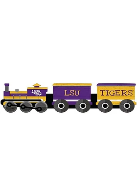 LSU Tigers Train Cutout Sign - Purple