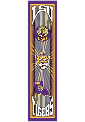 LSU Tigers Throwback Sign - Purple