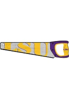 LSU Tigers Wood Handsaw Sign - Purple