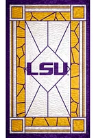 LSU Tigers Stained Glass Sign - Purple