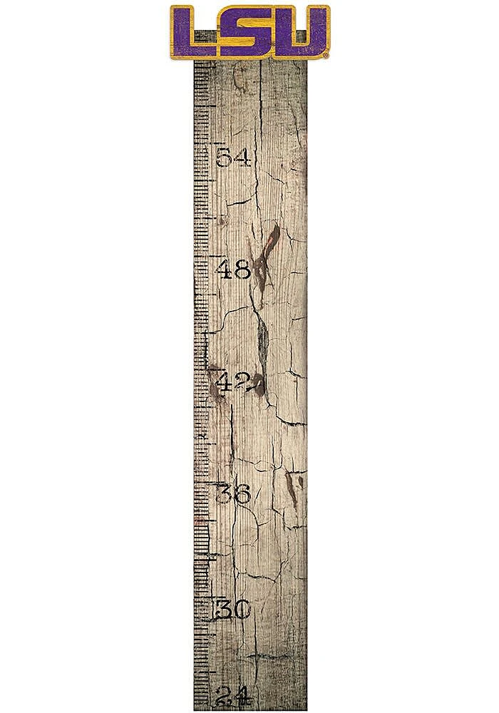 LSU Tigers Growth Chart Sign - Purple
