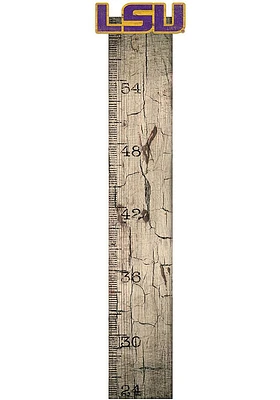 LSU Tigers Growth Chart Sign - Purple