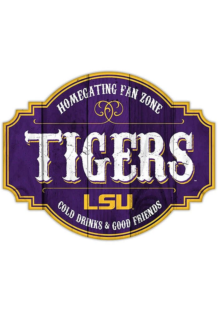 LSU Tigers 24 Inch Homegating Tavern Sign - Purple