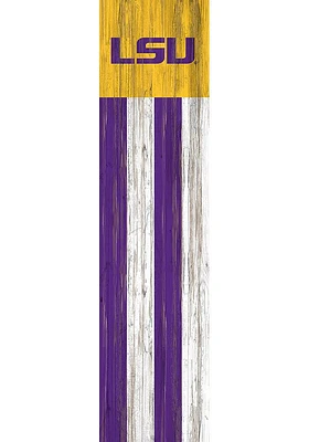 LSU Tigers 48 Inch Flag Leaner Sign - Purple