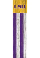 LSU Tigers 48 Inch Flag Leaner Sign - Purple