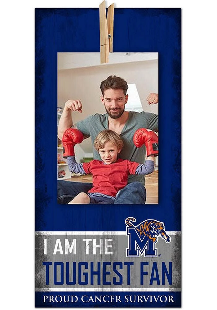 Memphis Tigers The Toughest Fan Sign - Blue