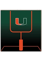 Miami Hurricanes Goal Gradient Sign - Orange