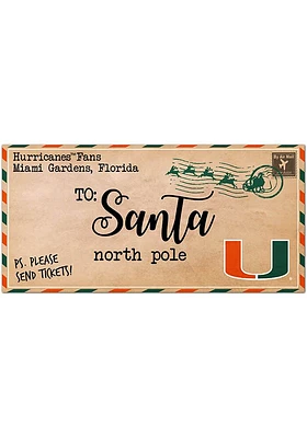 Miami Hurricanes To Santa Decor