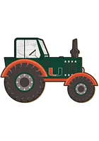 Miami Hurricanes Tractor Cutout Sign - Orange