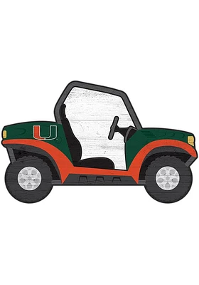 Miami Hurricanes ATV Cutout Sign - Orange