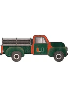 Miami Hurricanes 15 Inch Truck Sign - Orange