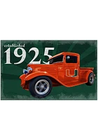 Miami Hurricanes Established Truck Sign - Orange