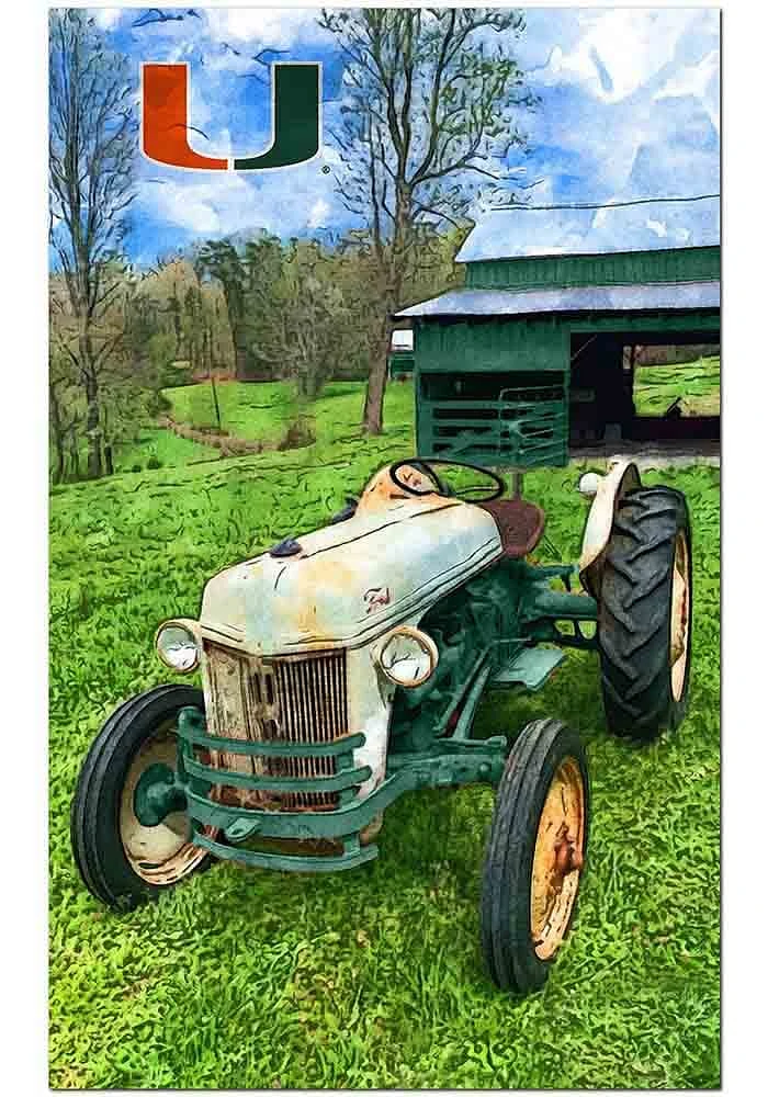 Miami Hurricanes Farmscape Sign - Orange