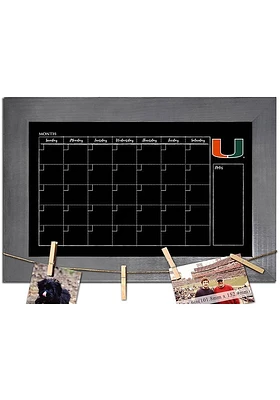 Miami Hurricanes Monthly Chalkboard Picture Frame - Orange