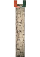 Miami Hurricanes Growth Chart Sign - Orange