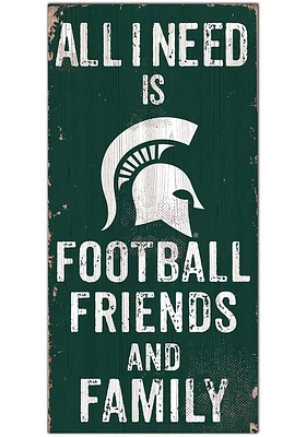 Michigan State Spartans Football Friends and Family Sign - Green