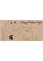 Michigan State Spartans Fathers Day Coloring Sign - Green