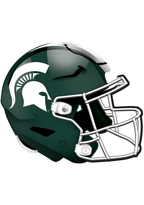 Michigan State Spartans 12in Authentic Helmet Sign - Green