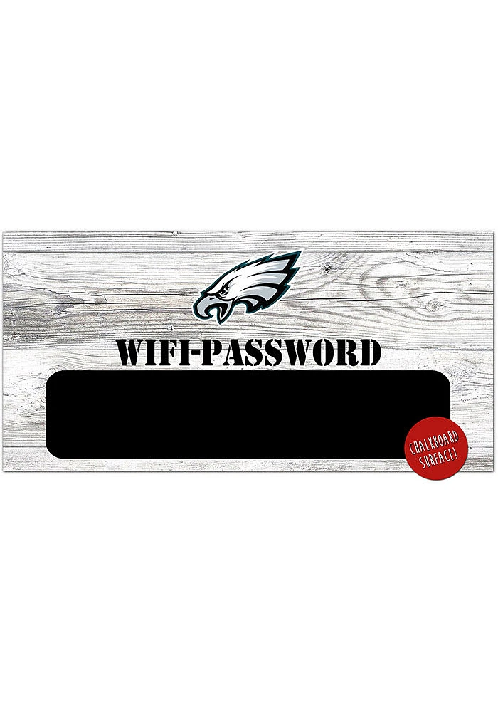 Philadelphia Eagles Wifi Password Sign - White