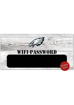 Philadelphia Eagles Wifi Password Sign - White