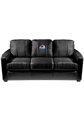 Colorado Avalanche Faux Leather Sofa - Black