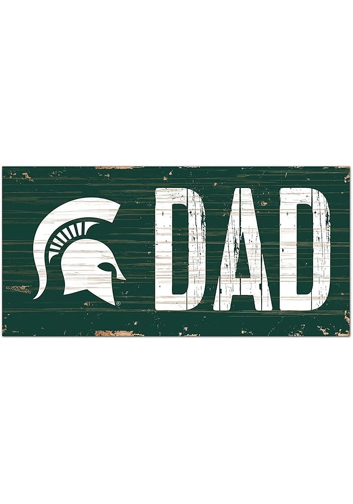 Michigan State Spartans DAD Sign - Green