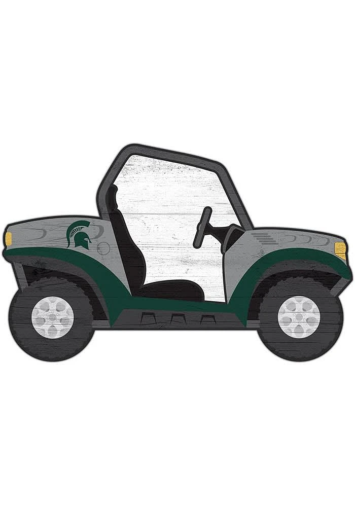 Michigan State Spartans ATV Cutout Sign - Green