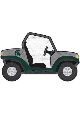 Michigan State Spartans ATV Cutout Sign - Green
