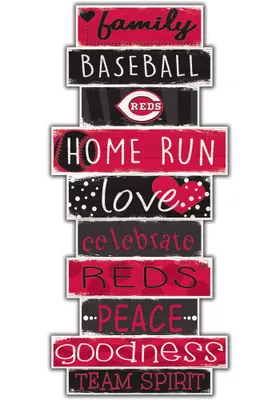 Cincinnati Reds Celebrations Stack 24 Inch Sign