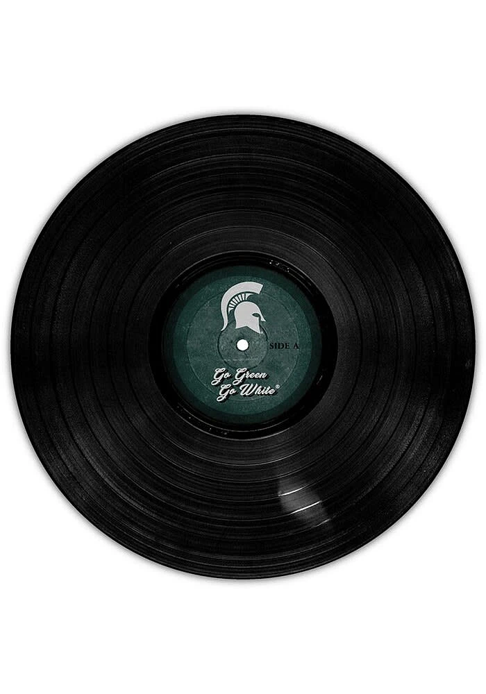 Michigan State Spartans 12 Inch Vinyl Circle Sign - Green