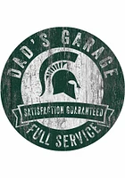 Michigan State Spartans Dads Garage Sign - Green