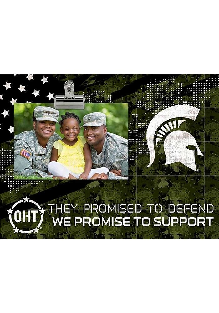 Michigan State Spartans OHT Clip Picture Frame - Green