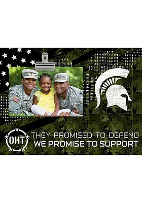 Michigan State Spartans OHT Clip Picture Frame - Green