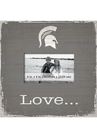 Michigan State Spartans Love Picture Picture Frame - Green