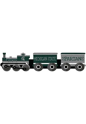 Michigan State Spartans Train Cutout Sign - Green