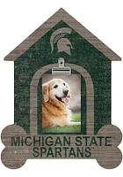 Michigan State Spartans Dog Bone House Clip Picture Frame - Green