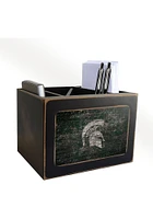 Michigan State Spartans Distressed Desktop Organizer Desk Accessory