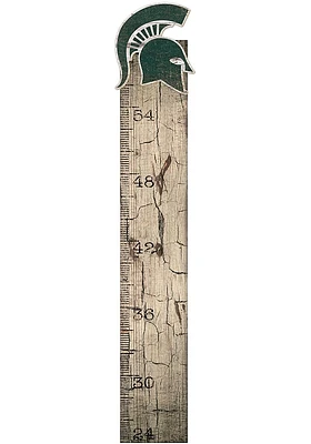 Michigan State Spartans Growth Chart Sign - Green