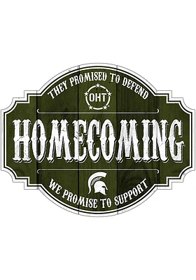 Michigan State Spartans OHT 24in Homecoming Tavern Sign - Green