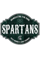Michigan State Spartans 24 Inch Homegating Tavern Sign - Green