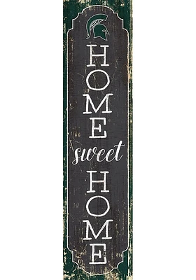 Michigan State Spartans 48 Inch Home Sweet Home Leaner Sign - Green
