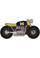 Michigan Wolverines Motorcycle Cutout Sign - Blue