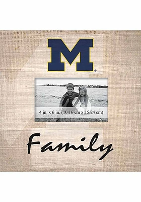 Michigan Wolverines Family Picture Picture Frame - Blue