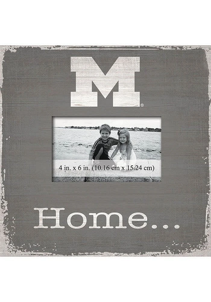 Michigan Wolverines Home Picture Picture Frame - Blue