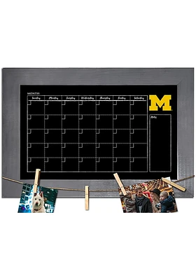 Michigan Wolverines Monthly Chalkboard Picture Frame - Blue