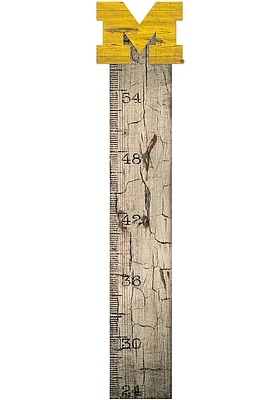 Michigan Wolverines Growth Chart Sign - Blue